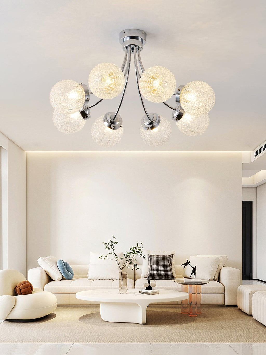 Gloriare Plafonnier en Verre Élégant - Neutralighting