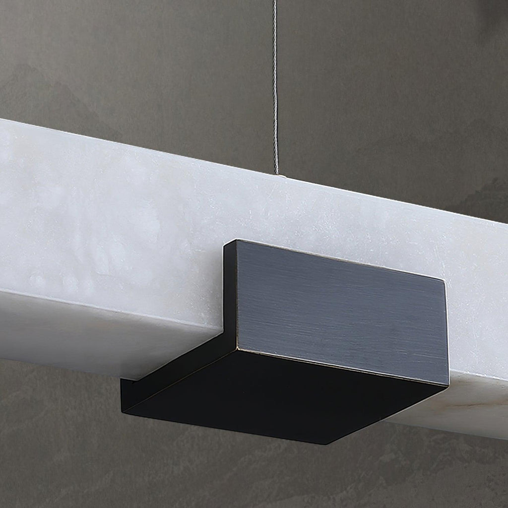 Kaelen Minimaliste Albâtre Linéaire Pendentif Lumière - Neutralighting