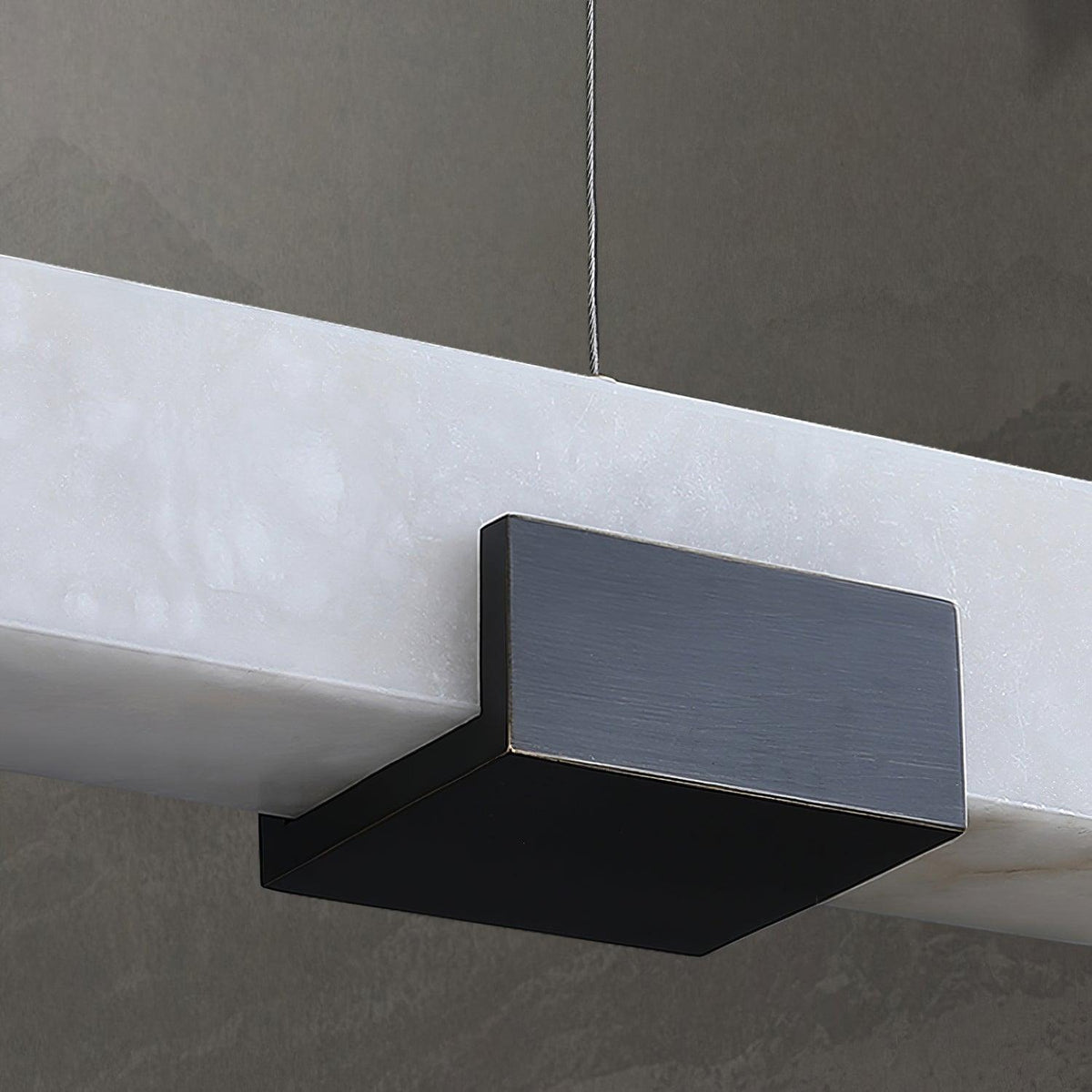 Kaelen Minimaliste Albâtre Linéaire Pendentif Lumière - Neutralighting