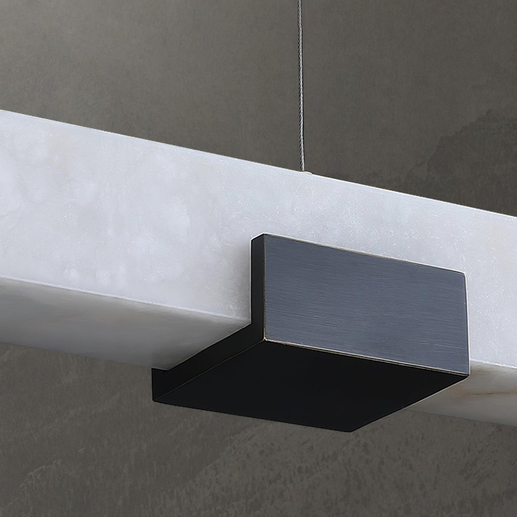 Kaelen Minimaliste Albâtre Linéaire Pendentif Lumière - Neutralighting