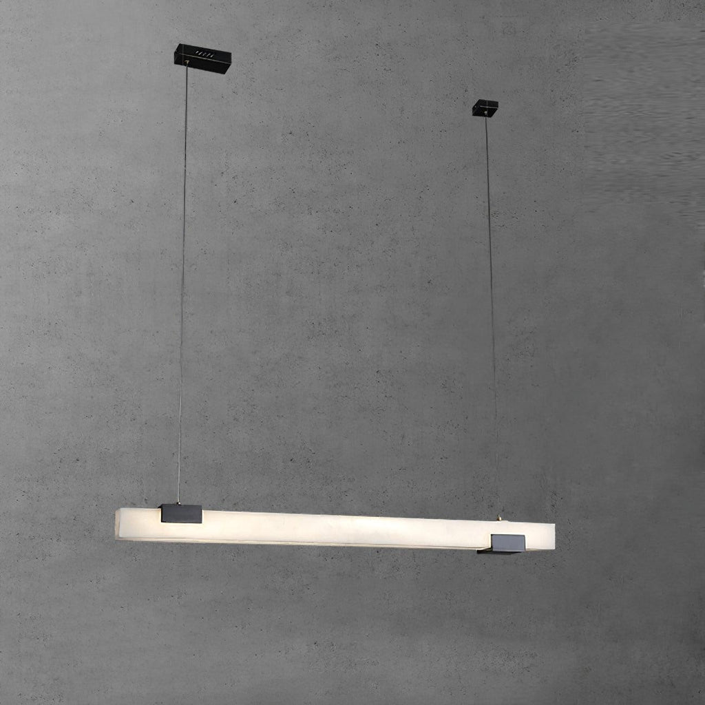 Kaelen Minimaliste Albâtre Linéaire Pendentif Lumière - Neutralighting