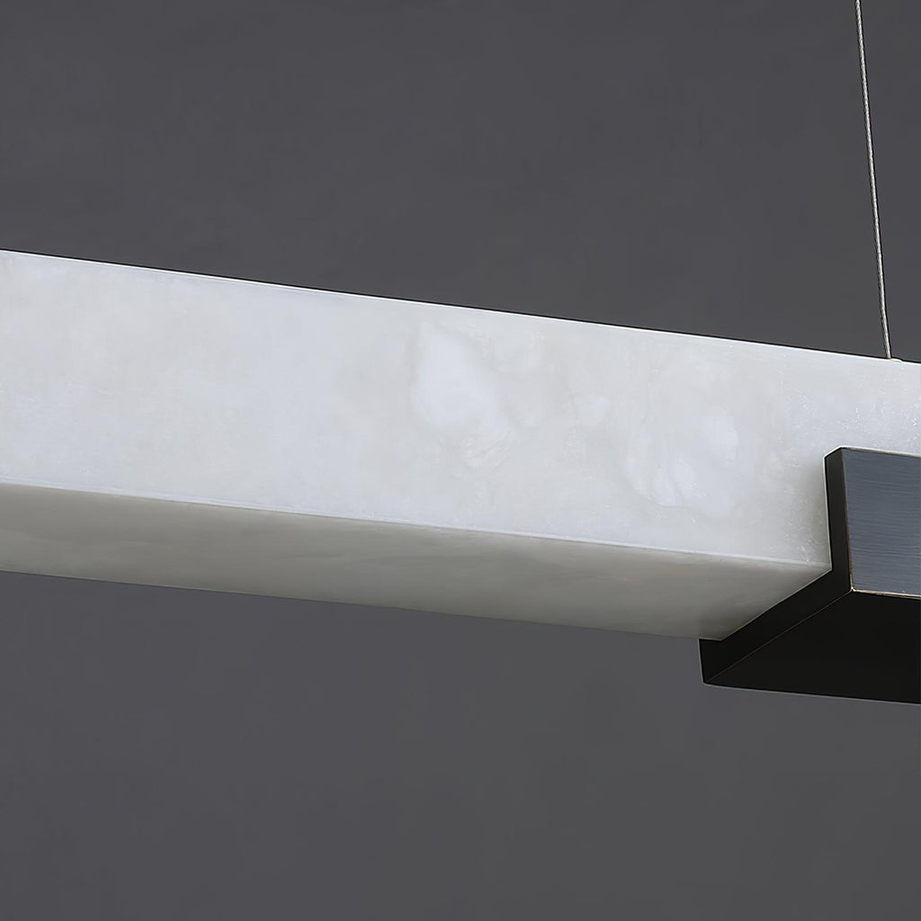 Kaelen Minimaliste Albâtre Linéaire Pendentif Lumière - Neutralighting