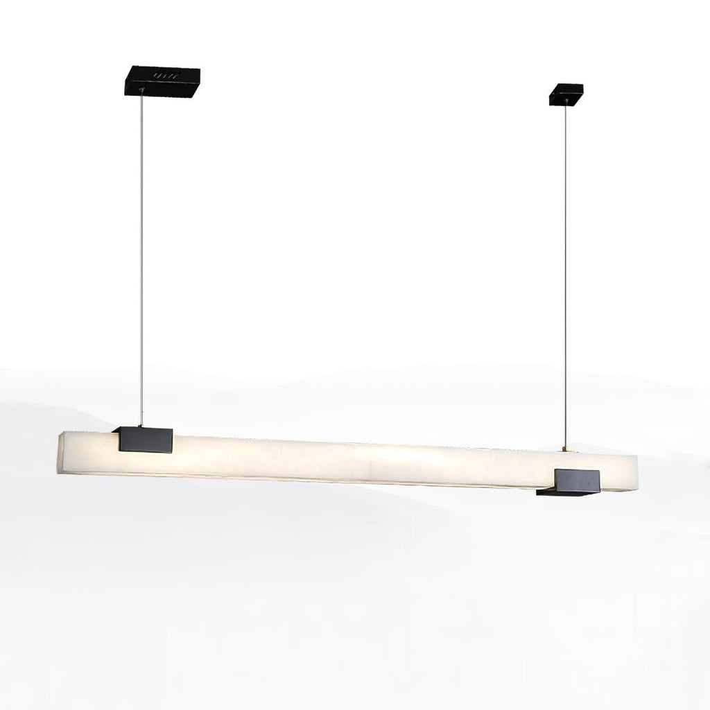 Kaelen Minimaliste Albâtre Linéaire Pendentif Lumière - Neutralighting
