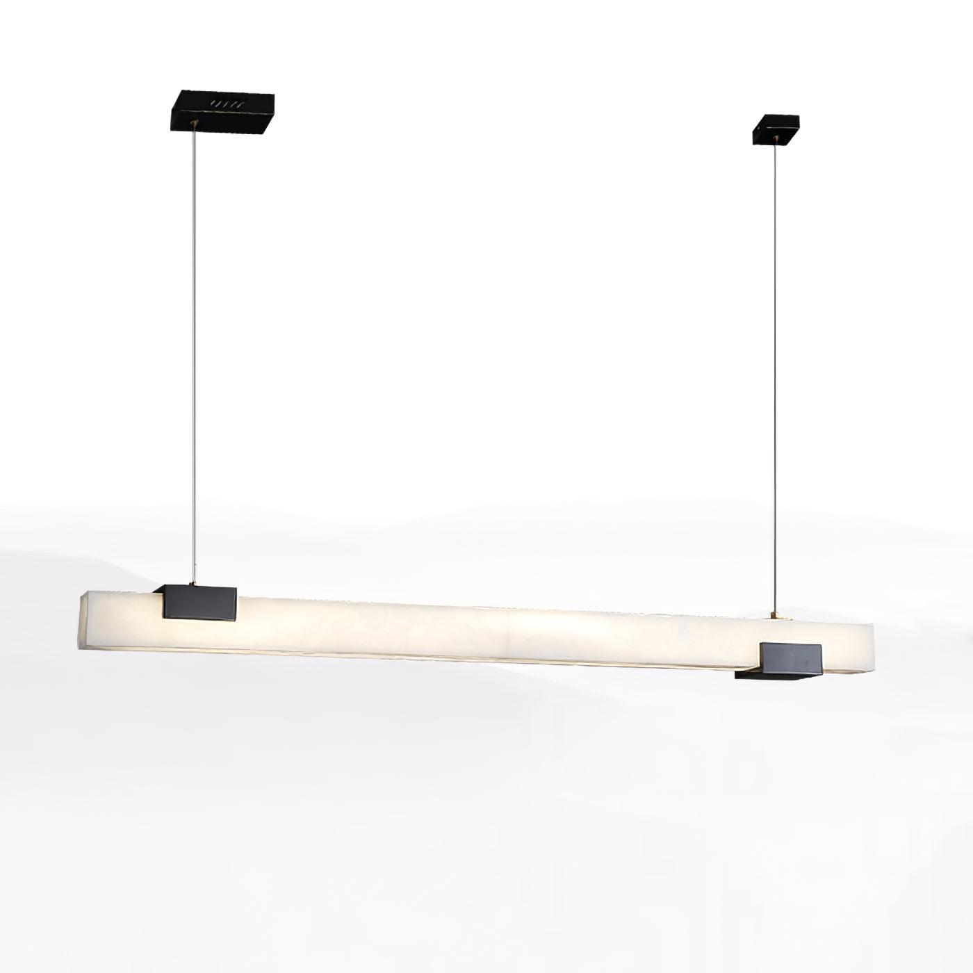 Kaelen Minimaliste Albâtre Linéaire Pendentif Lumière - Neutralighting