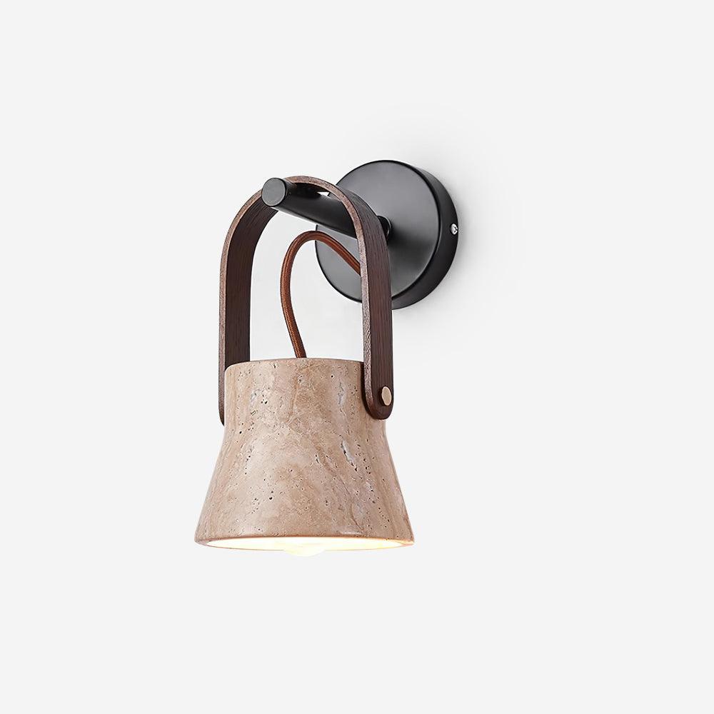 Pavo Applique Murale Minimaliste Bois Travertin - Neutralighting