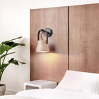 Pavo Applique Murale Minimaliste Bois Travertin - Neutralighting