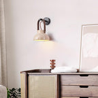 Pavo Applique Murale Minimaliste Bois Travertin - Neutralighting