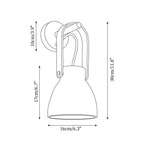 Pavo Applique Murale Minimaliste Bois Travertin - Neutralighting