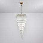 Paisley Lustre Spirale Verre Clair - Neutralighting