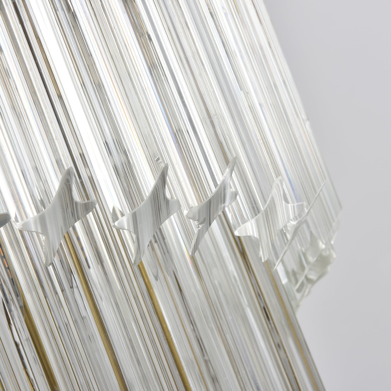 Paisley Lustre Spirale Verre Clair - Neutralighting
