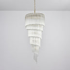 Paisley Lustre Spirale Verre Clair - Neutralighting