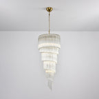 Paisley Lustre Spirale Verre Clair - Neutralighting