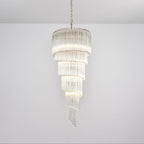 Paisley Lustre Spirale Verre Clair - Neutralighting