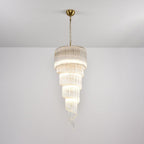 Paisley Lustre Spirale Verre Clair - Neutralighting