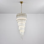 Paisley Lustre Spirale Verre Clair - Neutralighting