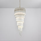 Paisley Lustre Spirale Verre Clair - Neutralighting