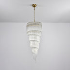 Paisley Lustre Spirale Verre Clair - Neutralighting