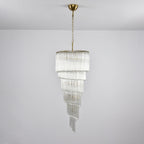 Paisley Lustre Spirale Verre Clair - Neutralighting