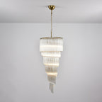 Paisley Lustre Spirale Verre Clair - Neutralighting