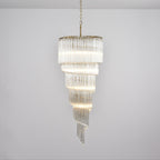 Paisley Lustre Spirale Verre Clair - Neutralighting