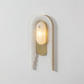 Sytalion Applique Murale Élégante en Albâtre en Arc - Neutralighting