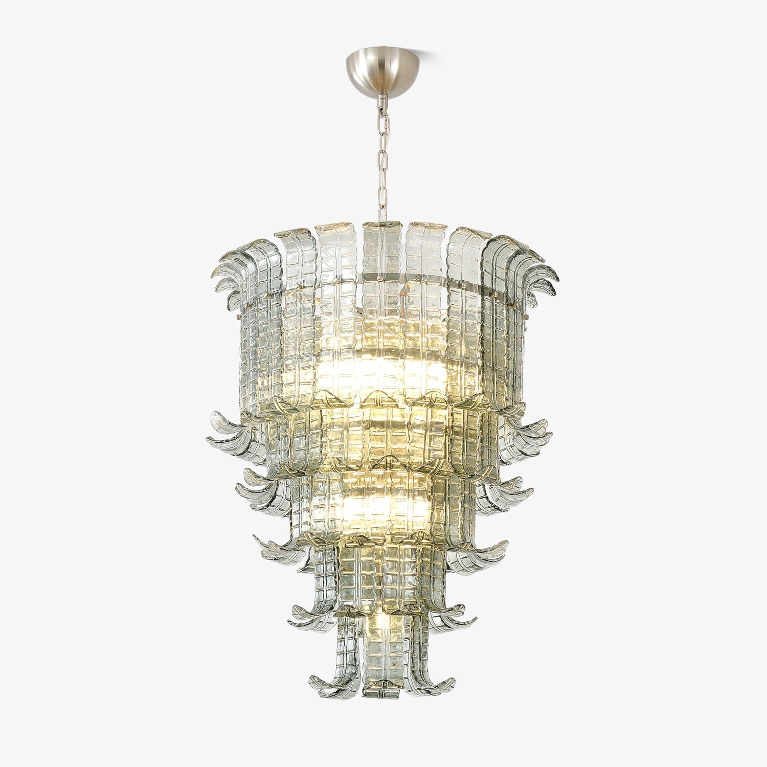 Aurora Lustre Cascade Verre Murano Vintage - Neutralighting