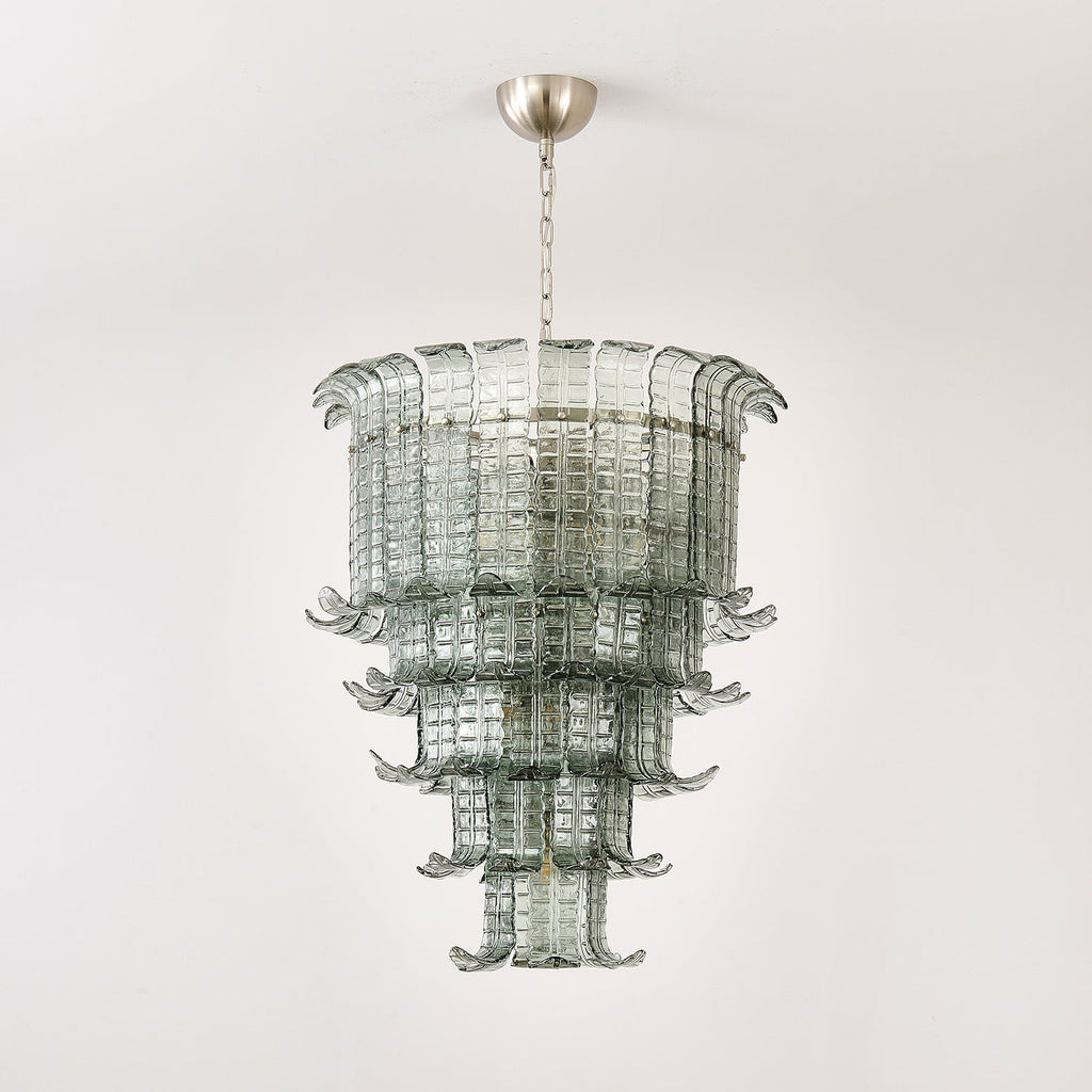Aurora Lustre Cascade Verre Murano Vintage - Neutralighting