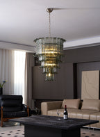 Aurora Lustre Cascade Verre Murano Vintage - Neutralighting