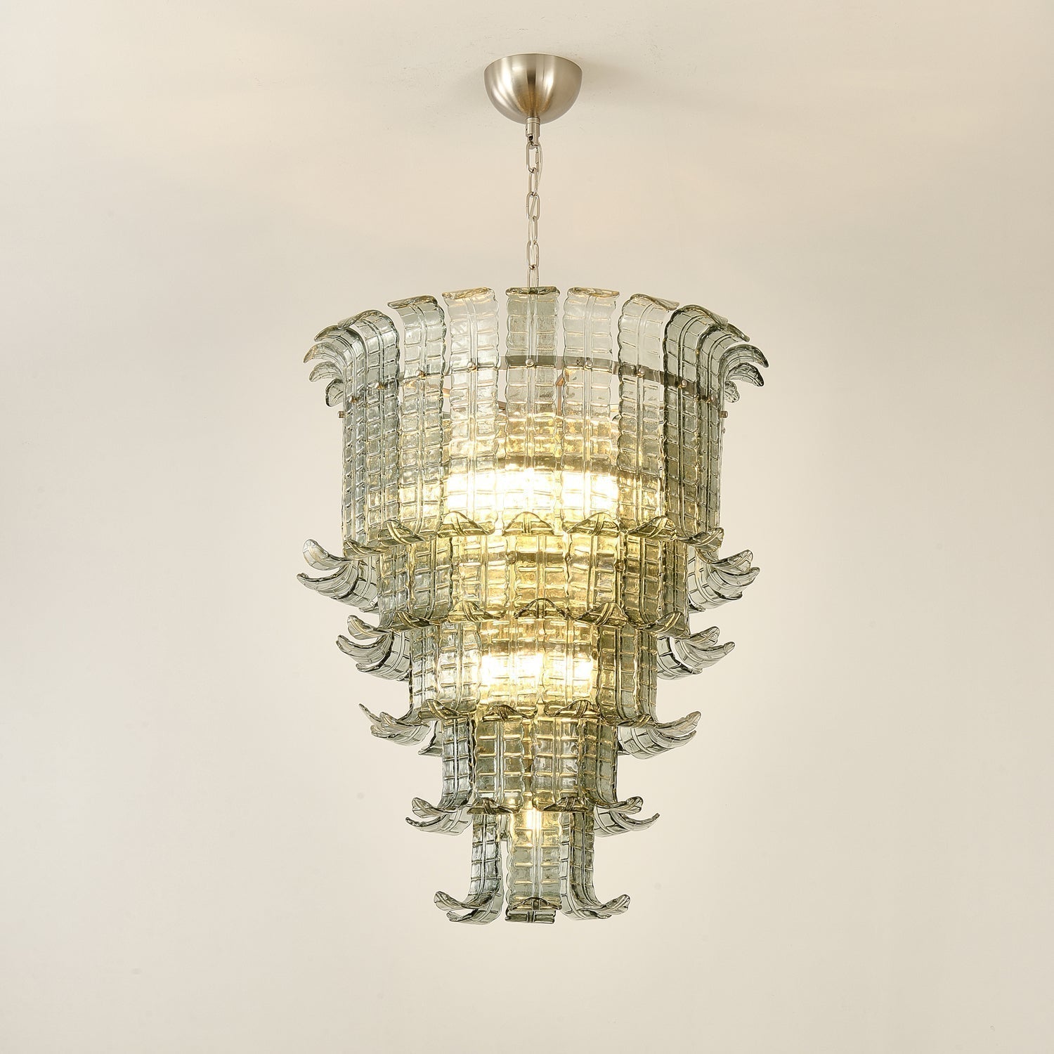 Aurora Lustre Cascade Verre Murano Vintage - Neutralighting