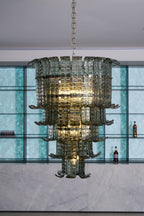 Aurora Lustre Cascade Verre Murano Vintage - Neutralighting