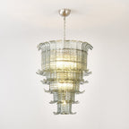 Aurora Lustre Cascade Verre Murano Vintage - Neutralighting
