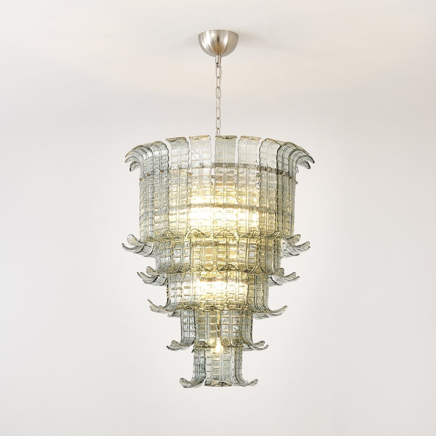Aurora Lustre Cascade Verre Murano Vintage - Neutralighting