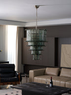 Aurora Lustre Cascade Verre Murano Vintage - Neutralighting
