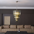 Aurora Lustre Cascade Verre Murano Vintage - Neutralighting