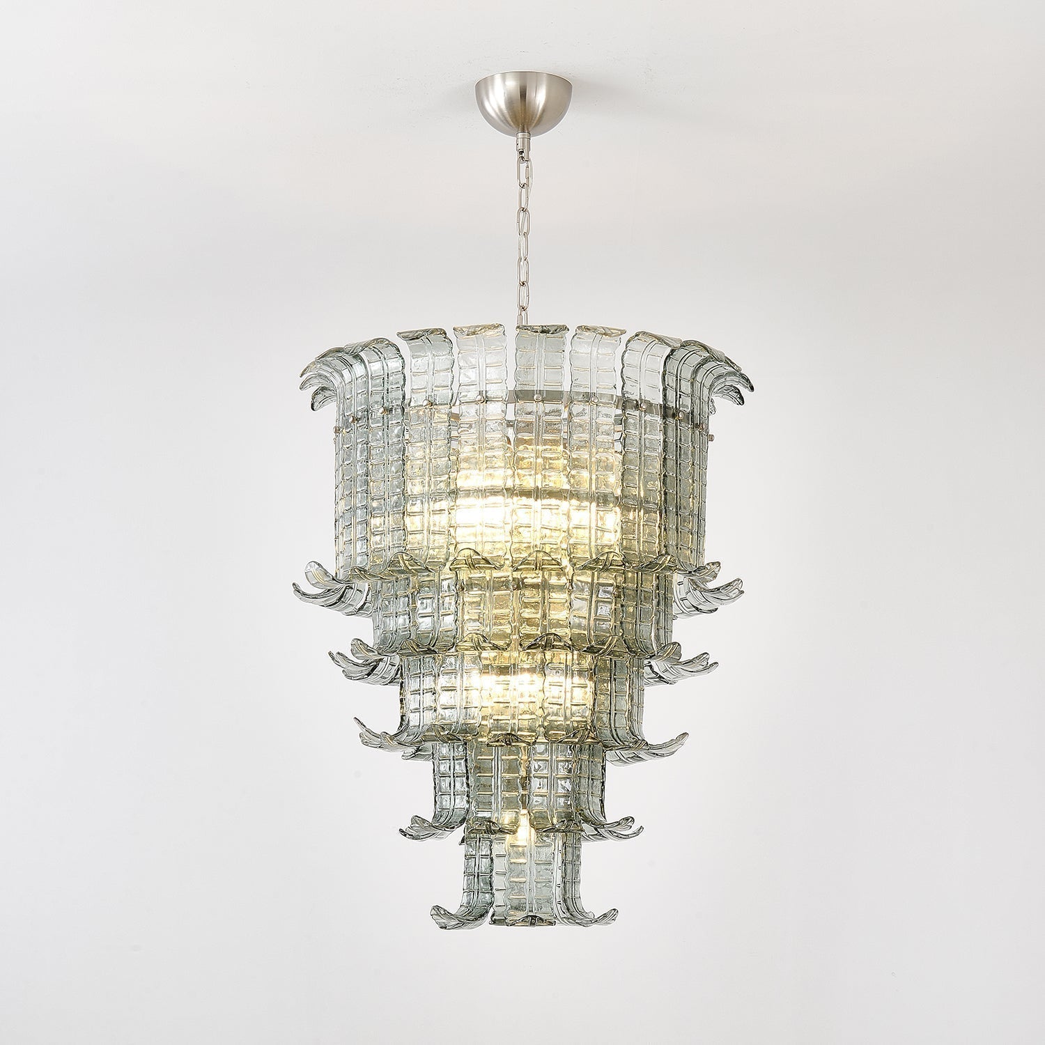Aurora Lustre Cascade Verre Murano Vintage - Neutralighting