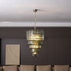 Aurora Lustre Cascade Verre Murano Vintage - Neutralighting