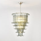 Aurora Lustre Cascade Verre Murano Vintage - Neutralighting