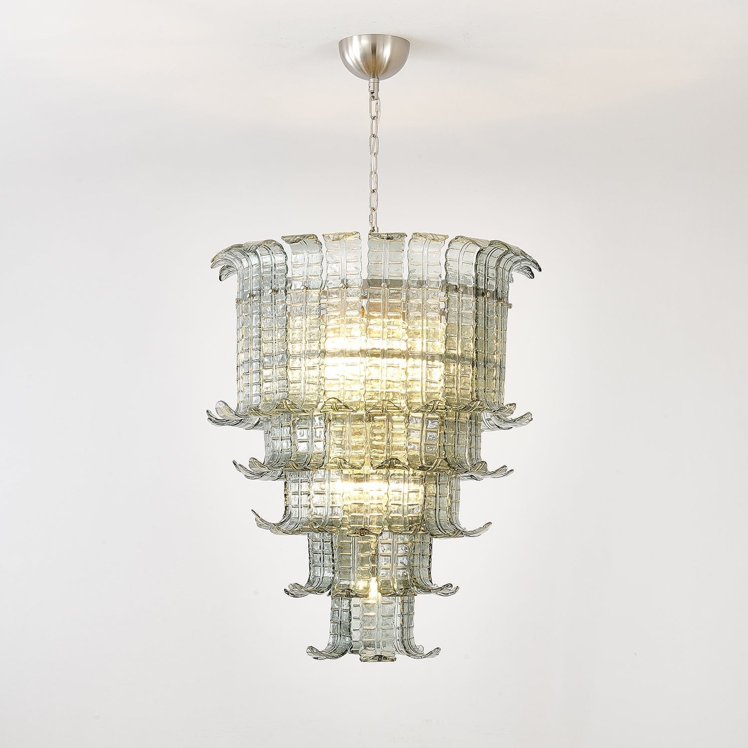 Aurora Lustre Cascade Verre Murano Vintage - Neutralighting