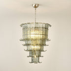 Aurora Lustre Cascade Verre Murano Vintage - Neutralighting