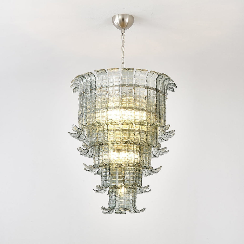 Aurora Lustre Cascade Verre Murano Vintage - Neutralighting