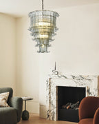 Aurora Lustre Cascade Verre Murano Vintage - Neutralighting