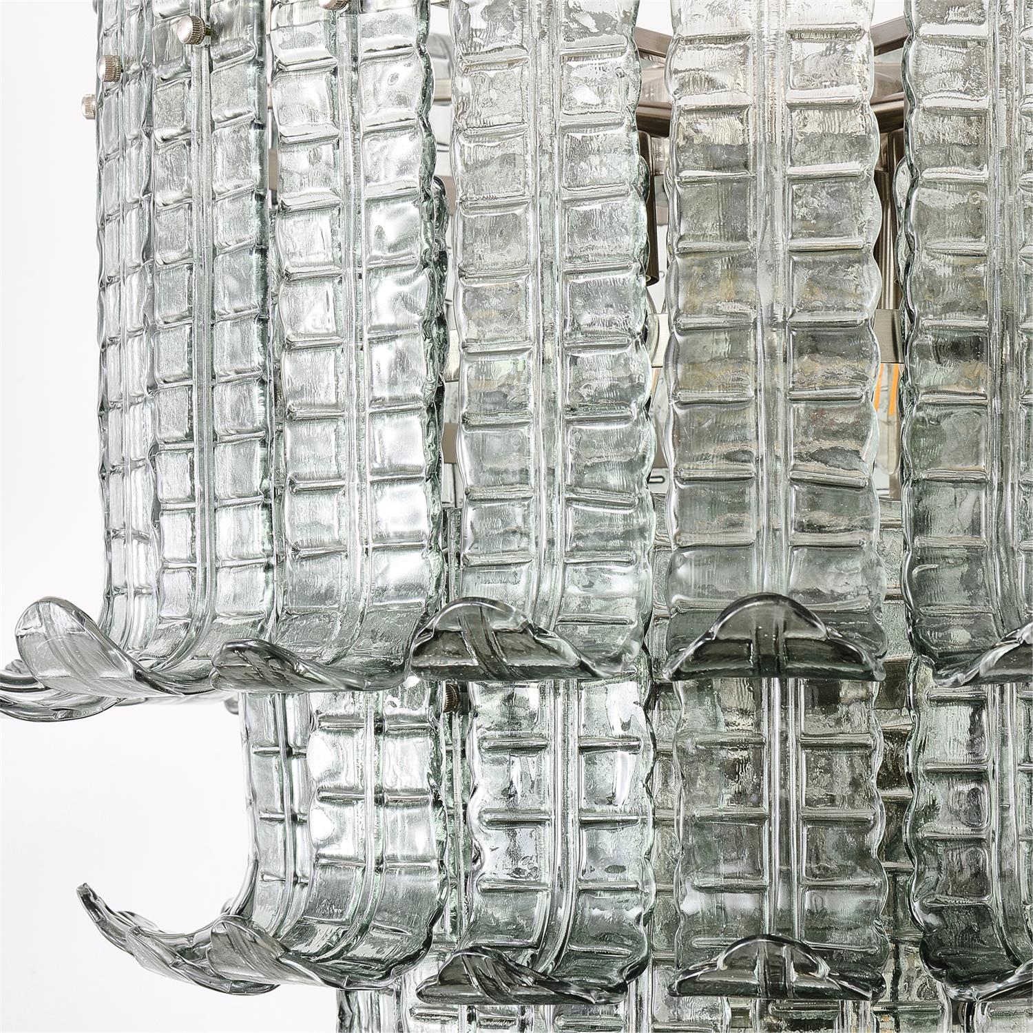 Aurora Lustre Cascade Verre Murano Vintage - Neutralighting