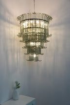 Aurora Lustre Cascade Verre Murano Vintage - Neutralighting