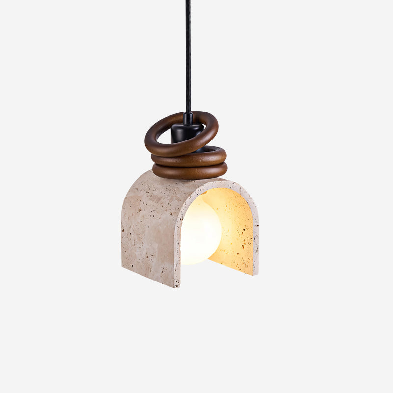Ritta Suspension Travertin Arqué - Neutralighting