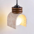Ritta Suspension Travertin Arqué - Neutralighting