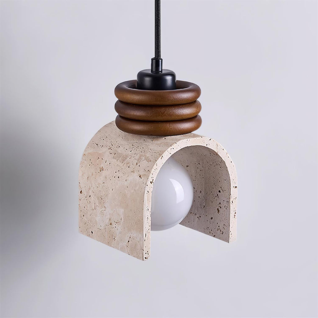 Ritta Suspension Travertin Arqué - Neutralighting