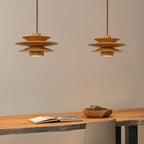 Eldora Lampe Pendante Rétro en Bois - Neutralighting