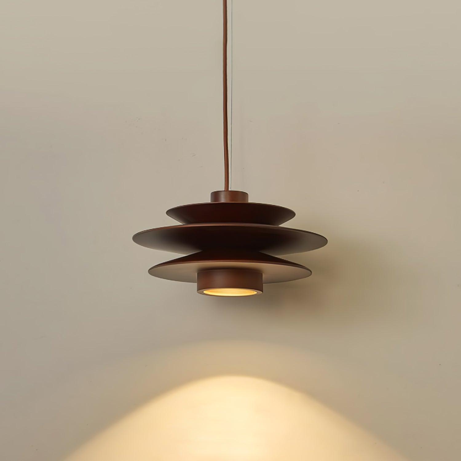Eldora Lampe Pendante Rétro en Bois - Neutralighting
