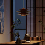 Eldora Lampe Pendante Rétro en Bois - Neutralighting