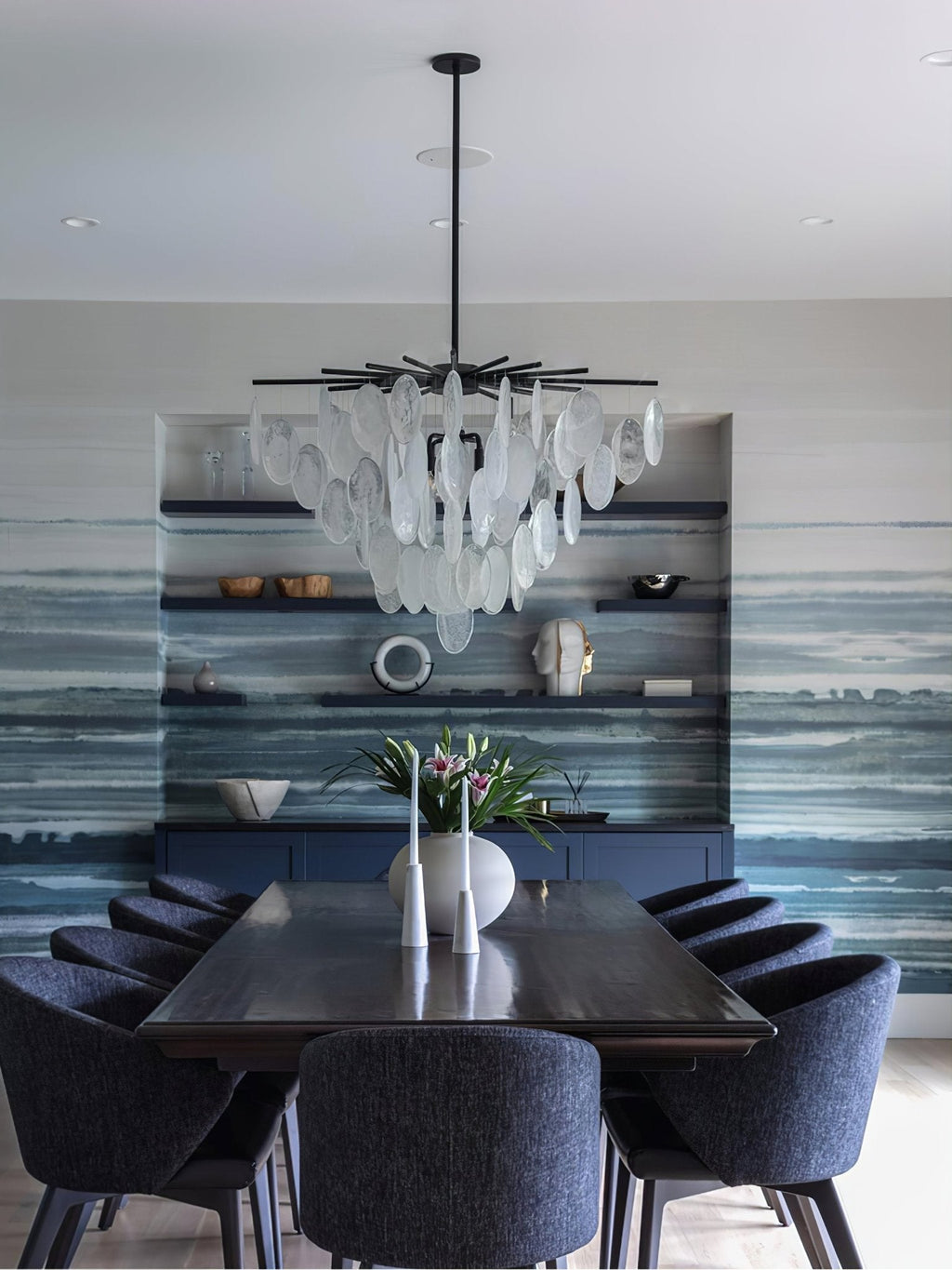 Isaiah Chandelier en Verre de Luxe - Neutralighting